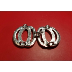 Zapięcie ozdobne srebrne